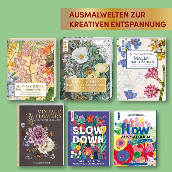 Produktbild: Kew Gardens - Florale Ausmaltr&auml;ume