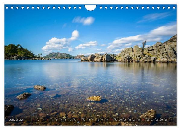 Produktbild: Norwegens S&uuml;den (Wandkalender 2026 DIN A4 quer), CALVENDO Monatskalender