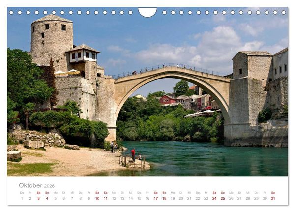 Produktbild: Kreuz und quer durch Bosnien-Herzegowina (Wandkalender 2026 DIN A4 quer), CALVENDO Monatskalender