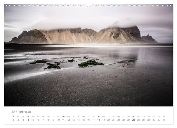 Produktbild: Island - Iceland Impressionen (Wandkalender 2026 DIN A2 quer), CALVENDO Monatskalender