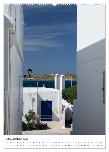 Produktbild: Liebenswertes Paros, Insel der Kykladen (hochwertiger Premium Wandkalender 2026 DIN A2 hoch), Kunstdruck in Hochglanz