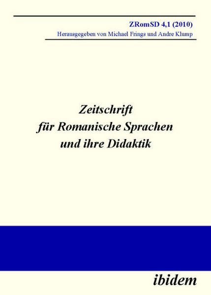 Produktbild: Zeitschrift f&uuml;r Romanische Sprachen und ihre Didaktik