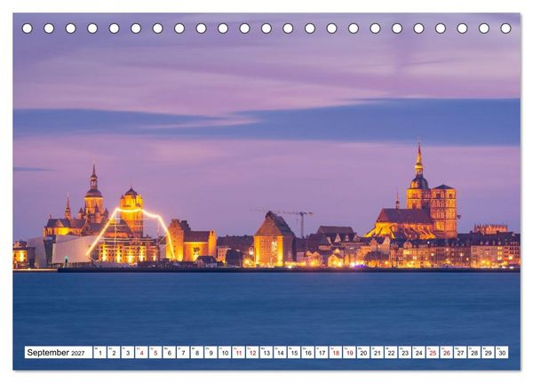 Produktbild: Deutsche St&auml;dte im sch&ouml;nsten Licht (Tischkalender 2027 DIN A5 quer), CALVENDO Monatskalender