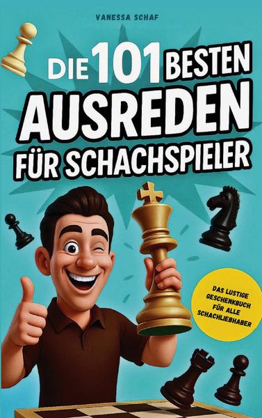 Produktbild: Die 101 besten Ausreden f&uuml;r Schachspieler - Das lustige Geschenkbuch f&uuml;r alle Schachfans