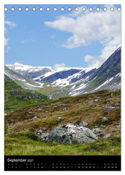 Produktbild: Hei - Willkommen im Fjordland (Tischkalender 2027 DIN A5 hoch), CALVENDO Monatskalender