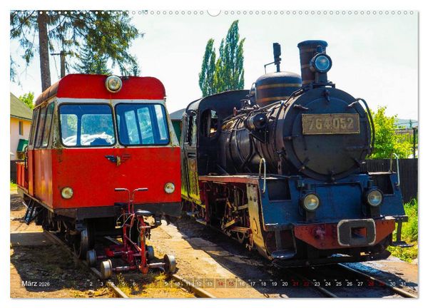 Produktbild: Waldbahnen in Rum&auml;nien - Die letzten Mocanitas (hochwertiger Premium Wandkalender 2026 DIN A2 quer), Kunstdruck in Hochglanz