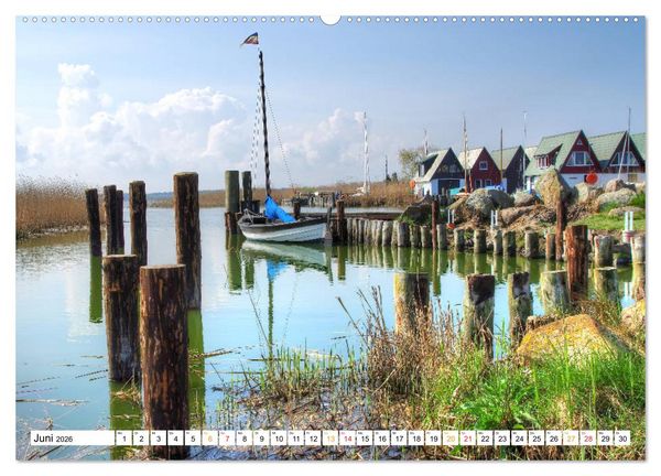 Produktbild: Fischland & Dar&szlig; Traumlandschaft an Ostsee und Bodden (hochwertiger Premium Wandkalender 2026 DIN A2 quer), Kunstdruck in Hochglanz