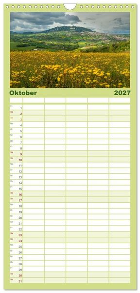 Produktbild: Familienplaner 2027 - San Marino Die &auml;lteste Republik der Welt mit 5 Spalten (Wandkalender, 21 x 45 cm) CALVENDO