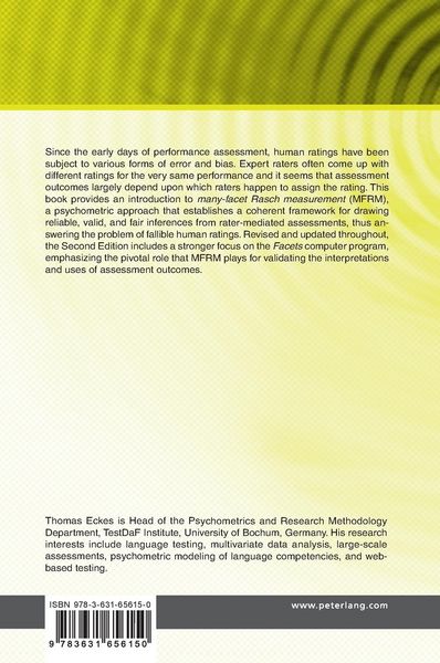 Produktbild: Introduction to Many-Facet Rasch Measurement