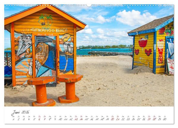 Produktbild: Nassau - Stadt mit karibischem Flair (hochwertiger Premium Wandkalender 2026 DIN A2 quer), Kunstdruck in Hochglanz
