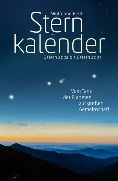 Produktbild: Sternkalender Ostern 2022 bis Ostern 2023
