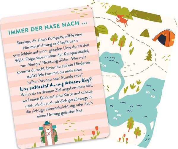Zelten, Schnitzen, Spuren lesen