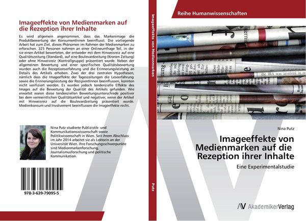 Produktbild: Imageeffekte von Medienmarken auf die Rezeption ihrer Inhalte