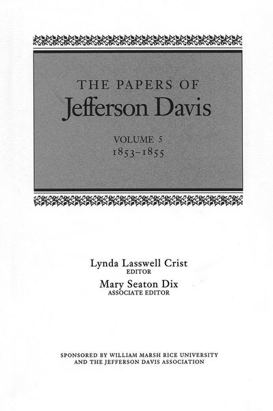Produktbild: The Papers of Jefferson Davis