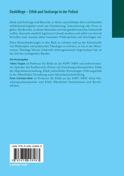 Produktbild: DenkWege - Ethik und Seelsorge in der Polizei