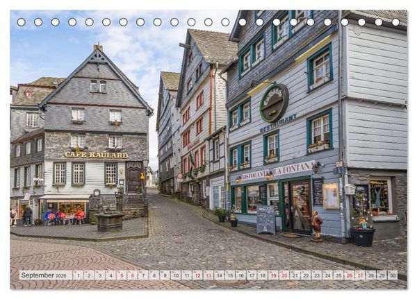 Produktbild: Monschau Impressionen (Tischkalender 2026 DIN A5 quer), CALVENDO Monatskalender