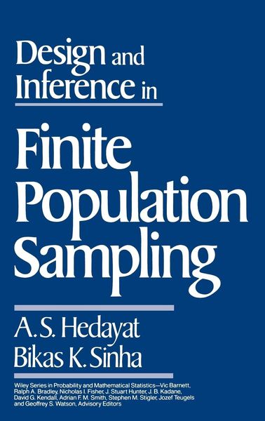 Produktbild: Design and Inference in Finite Population Sampling