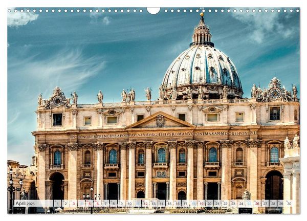 Produktbild: Italienisches Stadtgefl&uuml;ster, Rom - Mailand - Florenz (Wandkalender 2026 DIN A3 quer), CALVENDO Monatskalender