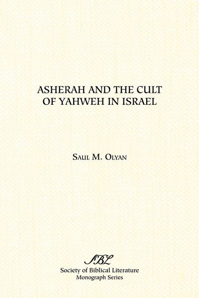 Produktbild: Asherah and the Cult of Yahweh in Israel