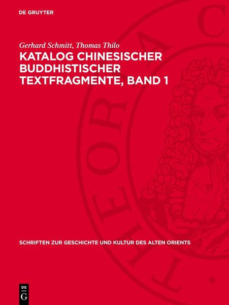 Produktbild: Katalog chinesischer buddhistischer Textfragmente, Band 1