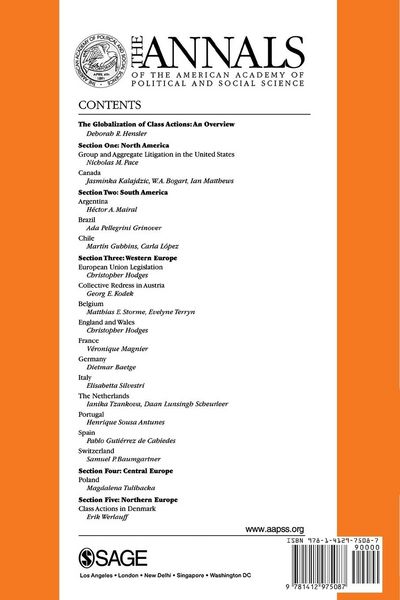 Produktbild: The Globalization of Class Actions