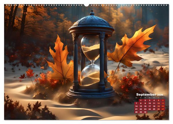 Produktbild: Magische Sanduhren (Wandkalender 2026 DIN A2 quer), CALVENDO Monatskalender