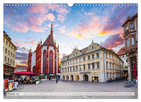 Produktbild: W&uuml;rzburg Impressionen (Wandkalender 2026 DIN A3 quer), CALVENDO Monatskalender