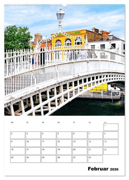 Produktbild: Dublin - faszinierende irische Hauptstadt (Wandkalender 2026 DIN A2 hoch), CALVENDO Monatskalender