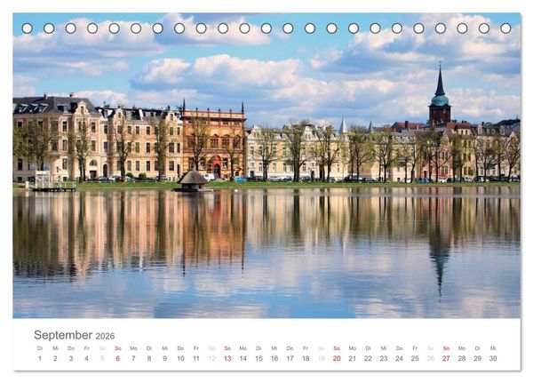 Produktbild: Schwerin - Impressionen (Tischkalender 2026 DIN A5 quer), CALVENDO Monatskalender