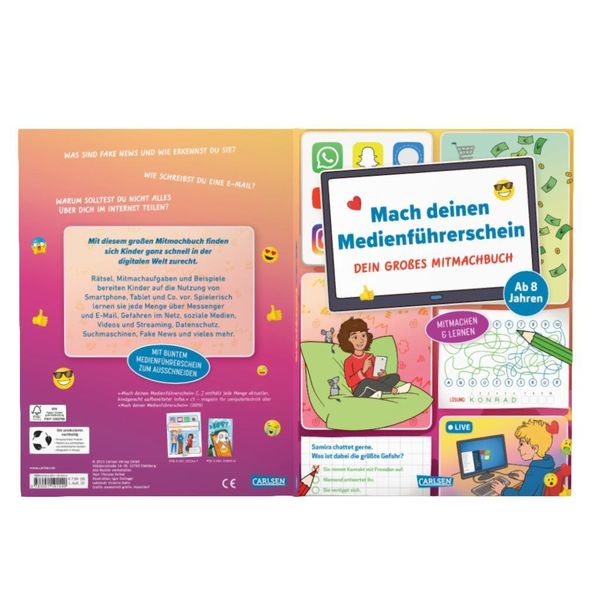 Produktbild: Mach deinen Medienf&uuml;hrerschein: Dein gro&szlig;es Mitmachbuch