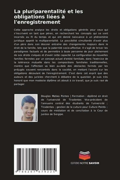 Produktbild: La pluriparentalit&eacute; et les obligations li&eacute;es &agrave; l'enregistrement
