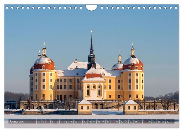 Produktbild: Moritzburg mit Schlossansichten (Wandkalender 2026 DIN A4 quer), CALVENDO Monatskalender