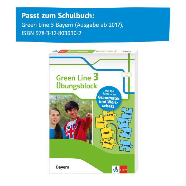 Produktbild: Green Line 3 Bayern Klasse 7 - &Uuml;bungsblock zum Schulbuch