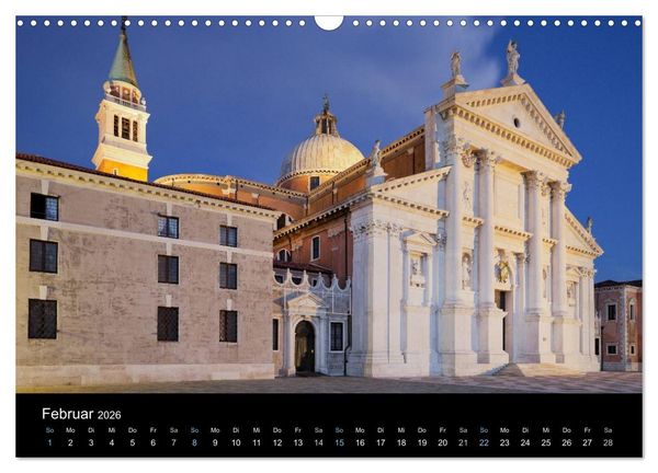 Produktbild: Venedig bei Nacht 2026 (Wandkalender 2026 DIN A3 quer), CALVENDO Monatskalender