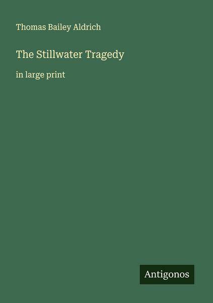 Produktbild: The Stillwater Tragedy