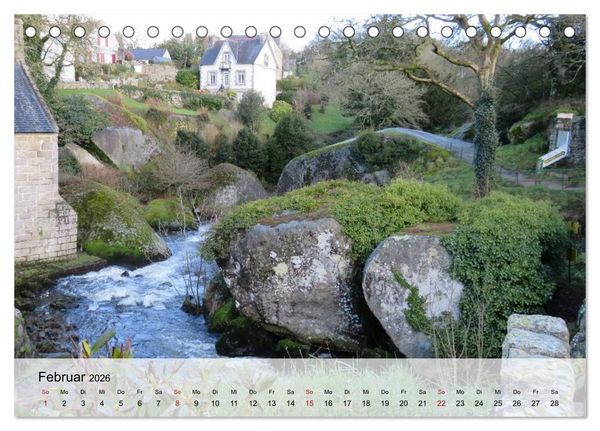 Produktbild: Bretagne - Wildnis Finist&egrave;re (Tischkalender 2026 DIN A5 quer), CALVENDO Monatskalender