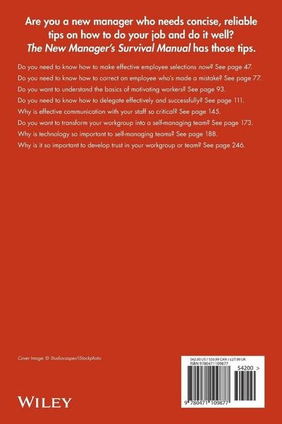Produktbild: The New Manager's Survival Manual