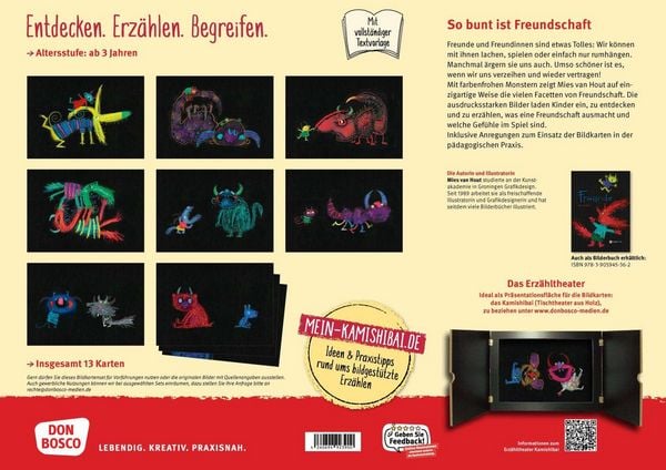 Produktbild: Freunde. Kamishibai Bildkartenset