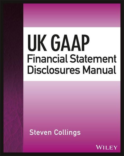 Produktbild: UK GAAP Financial Statement Disclosures Manual