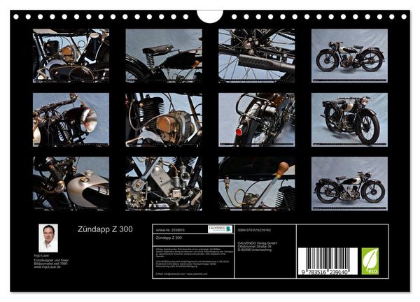 Produktbild: Z&uuml;ndapp Z 300 (Wandkalender 2026 DIN A4 quer), CALVENDO Monatskalender