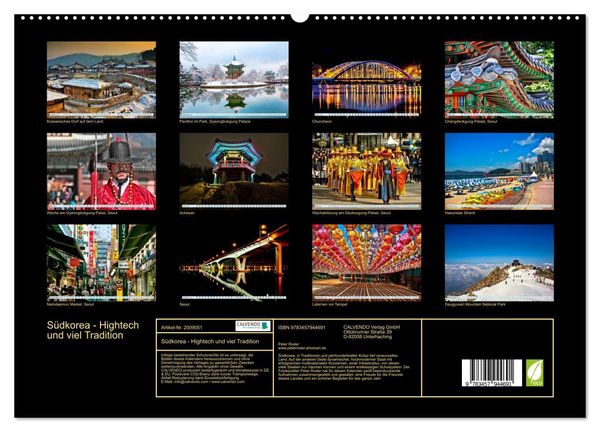Produktbild: S&uuml;dkorea - Hightech und viel Tradition (hochwertiger Premium Wandkalender 2026 DIN A2 quer), Kunstdruck in Hochglanz