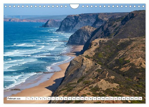 Produktbild: Algarve - Die wilde Westk&uuml;ste Costa Vicentina (Wandkalender 2026 DIN A4 quer), CALVENDO Monatskalender