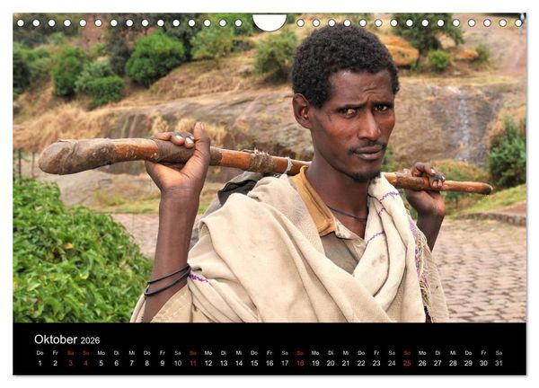 Produktbild: &Auml;thiopien Augenblicke (Wandkalender 2026 DIN A4 quer), CALVENDO Monatskalender