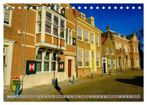 Produktbild: Ein Blick auf Hulst in Zeeland (Tischkalender 2026 DIN A5 quer), CALVENDO Monatskalender