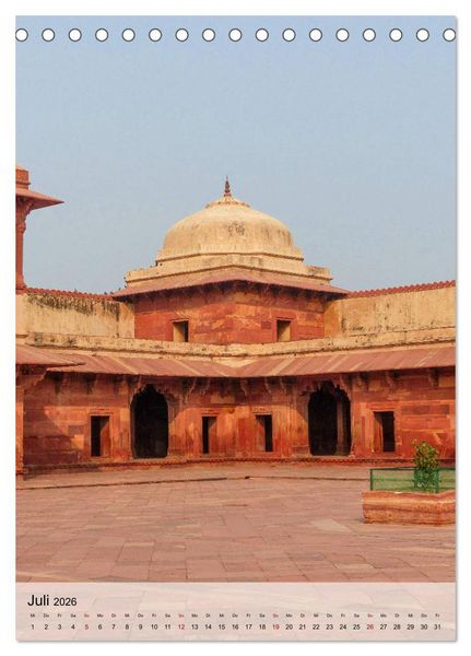 Produktbild: Indien - Impressionen (Tischkalender 2026 DIN A5 hoch), CALVENDO Monatskalender