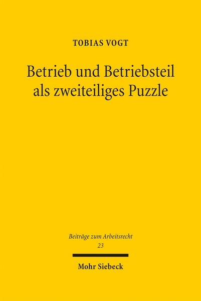 Produktbild: Betrieb und Betriebsteil als zweiteiliges Puzzle