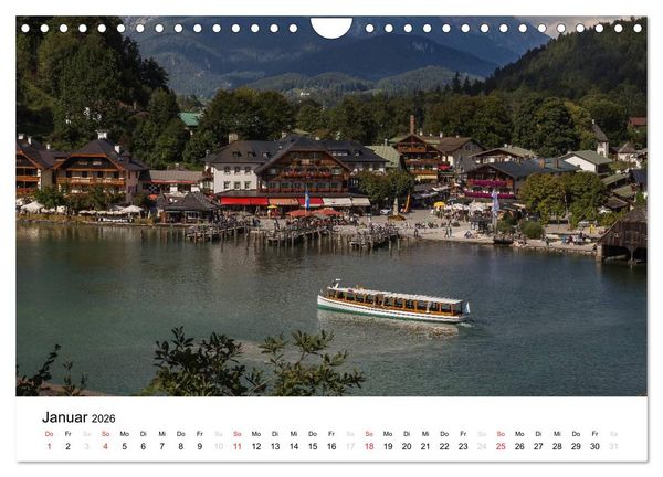 Produktbild: Reizvolle Gew&auml;sser im Berchtesgadener Land (Wandkalender 2026 DIN A4 quer), CALVENDO Monatskalender