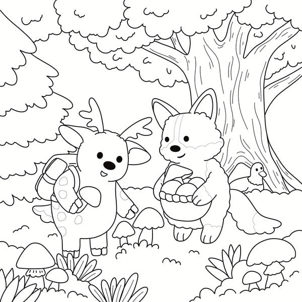 Produktbild: Cosy Coloring - Cottage Life mit Ente