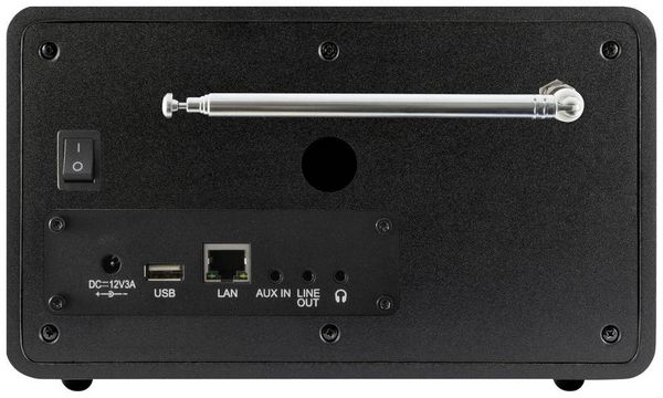 Produktbild: Imperial DABMAN i150 Internet Tischradio Internet, DAB+, UKW USB, WLAN, LAN, Internetradio Schwarz