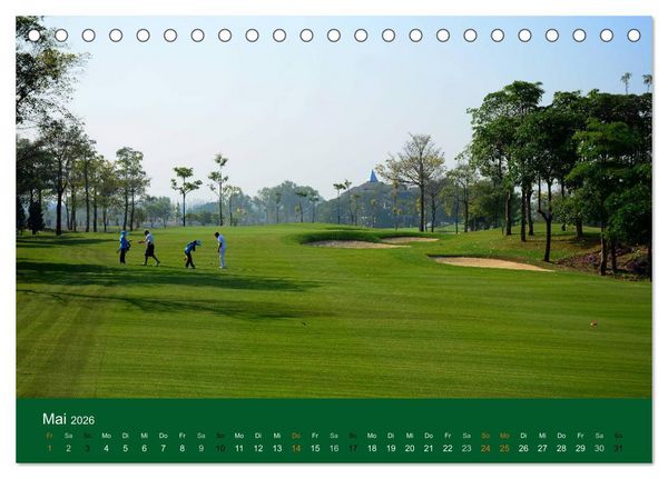 Produktbild: Golf Sport (Tischkalender 2026 DIN A5 quer), CALVENDO Monatskalender